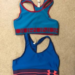 Youth sports bras